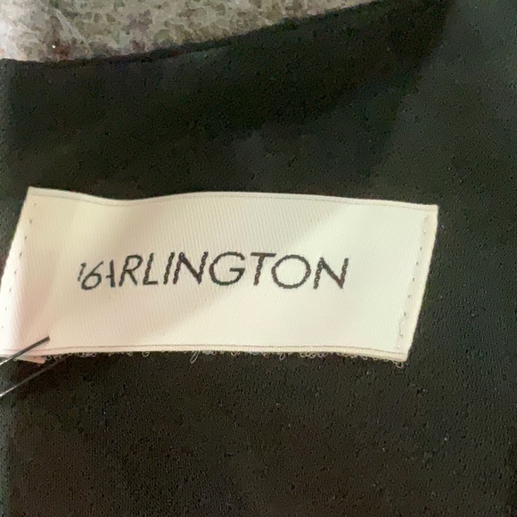 16arlington black Feather trim Top - Picture 6 of 6